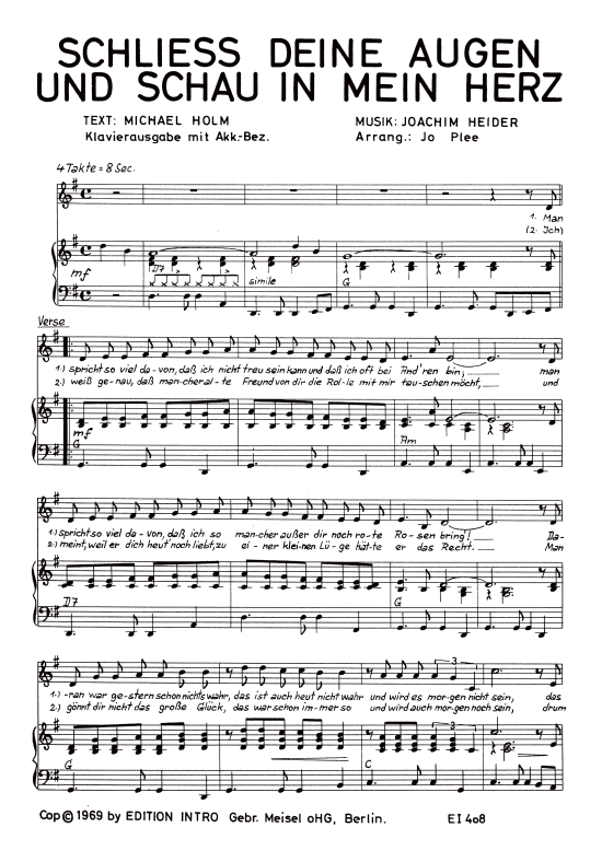 Produktbild zu: Schließ deine Augen und schau in mein HerzBata Illic