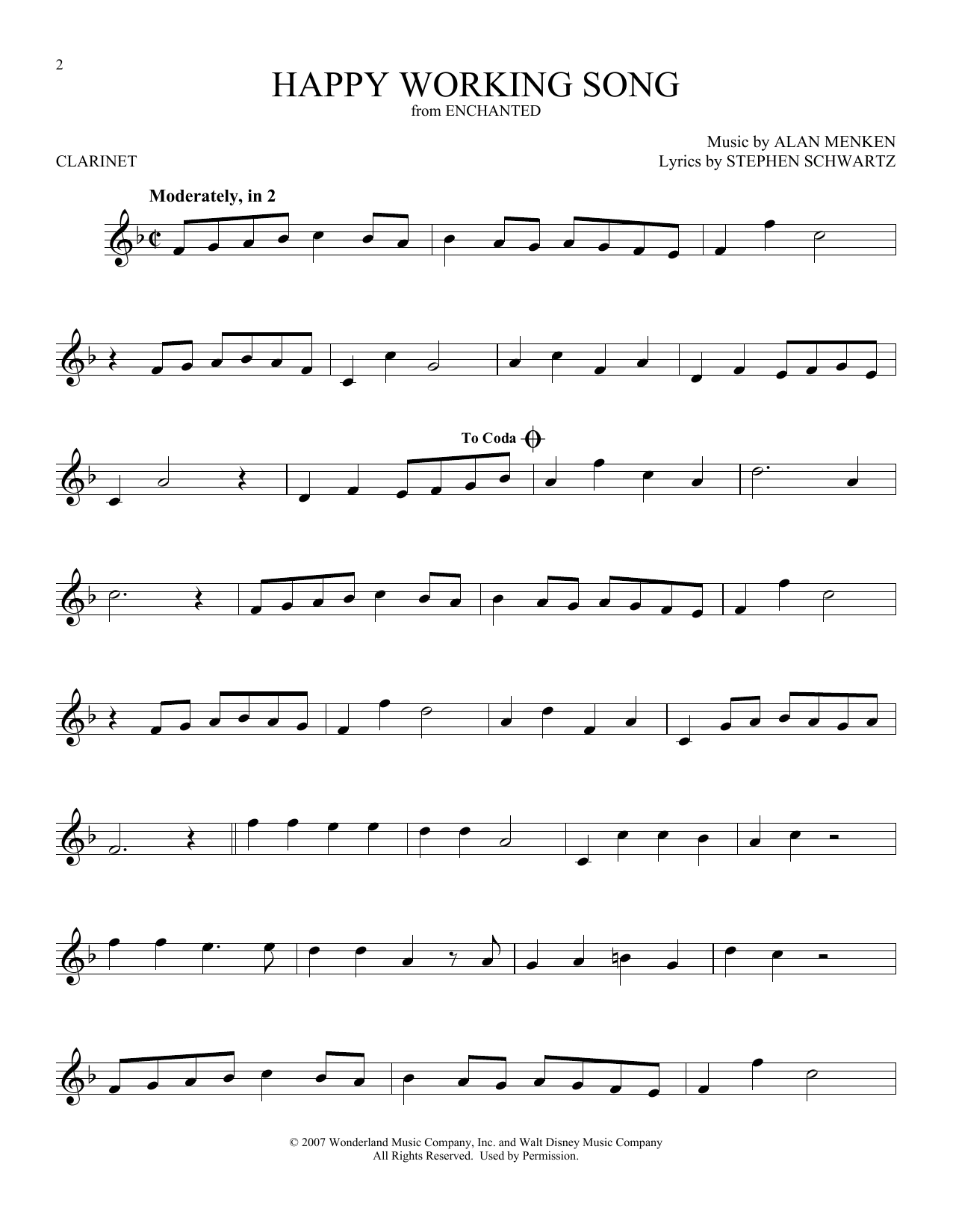 Product gallery: Page 1 of 1 Happy Working Song (from Enchanted), Amy Adams