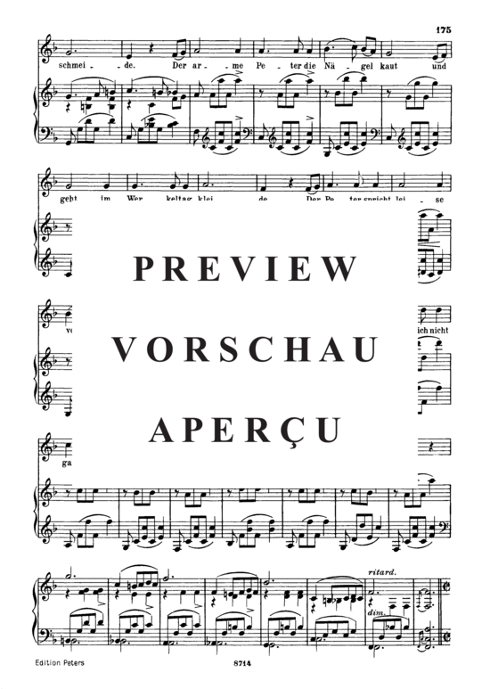 Product gallery: Page 3 of 5 Der arme Peter, Op.53 No.3, , Medium Voice and Piano