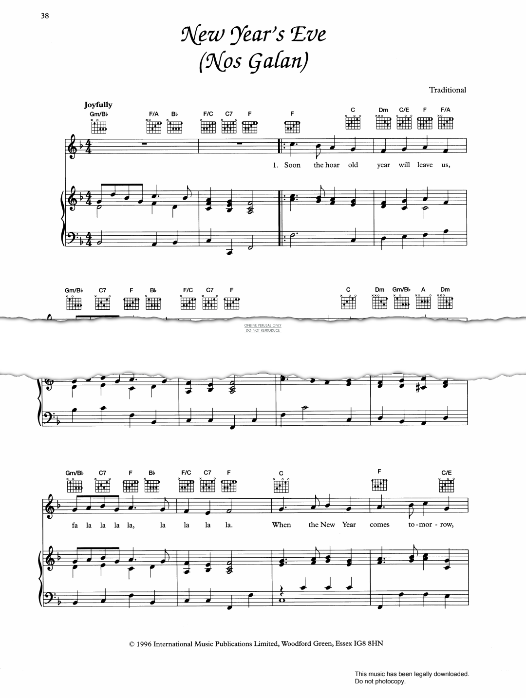 Produktbild zu: New Year's Eve (Nos Galan)