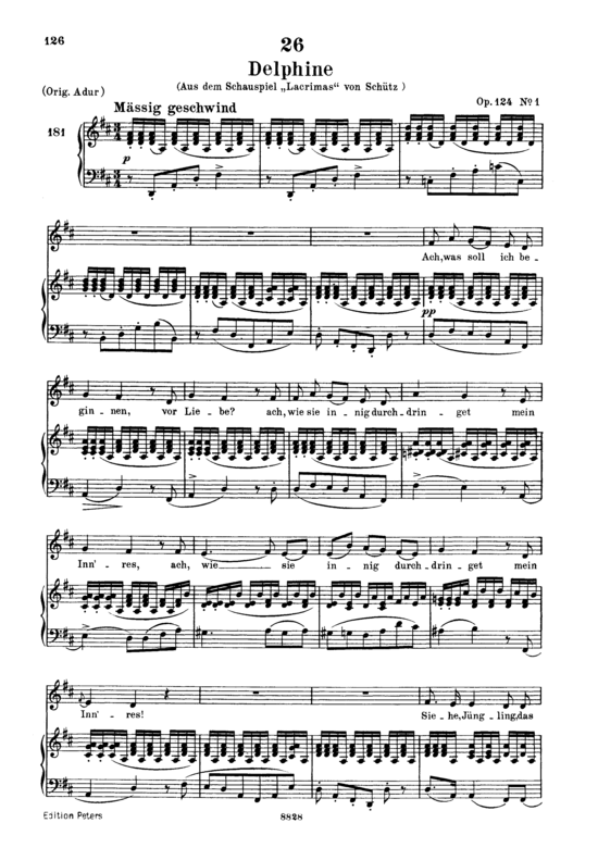 Product picture to: Delphine D.857-2Franz Schubert