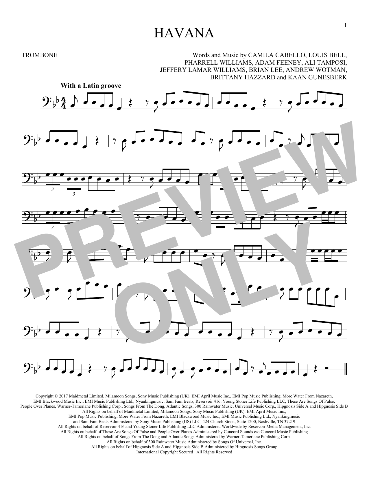 Product gallery: Page 1 of 1 Havana (feat. Young Thug), Camila Cabello