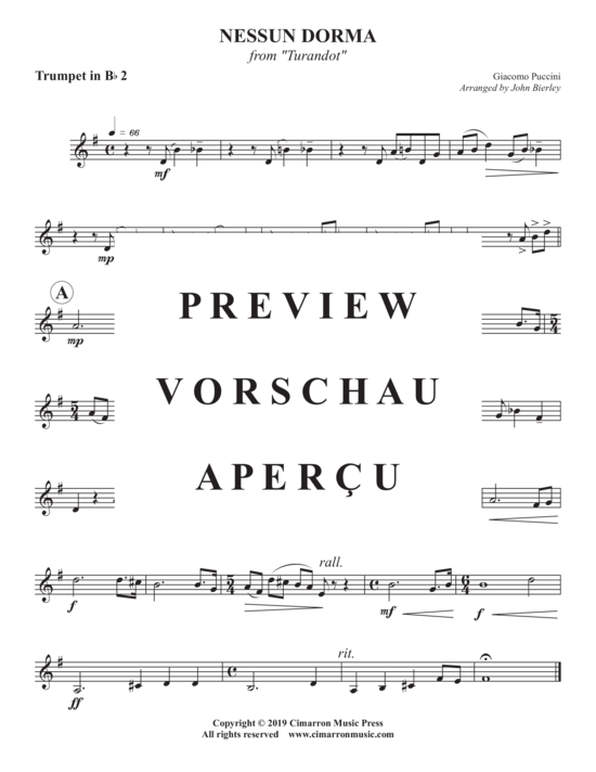Produktgalerie: Seite 6 von 9 Nessun Dorma , , (Blechbläser Quintett)