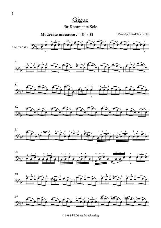 gallery: Gigue, , Double Bass Solo