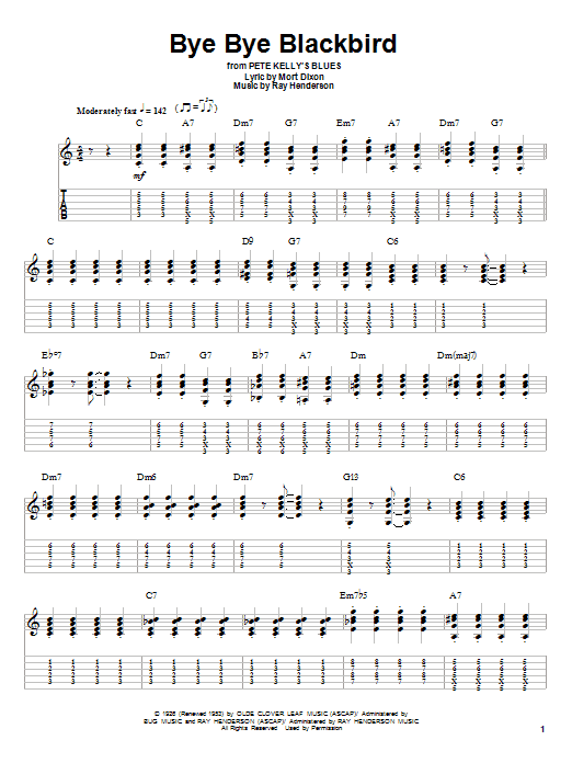 Produktbild zu: Bye Bye Blackbird