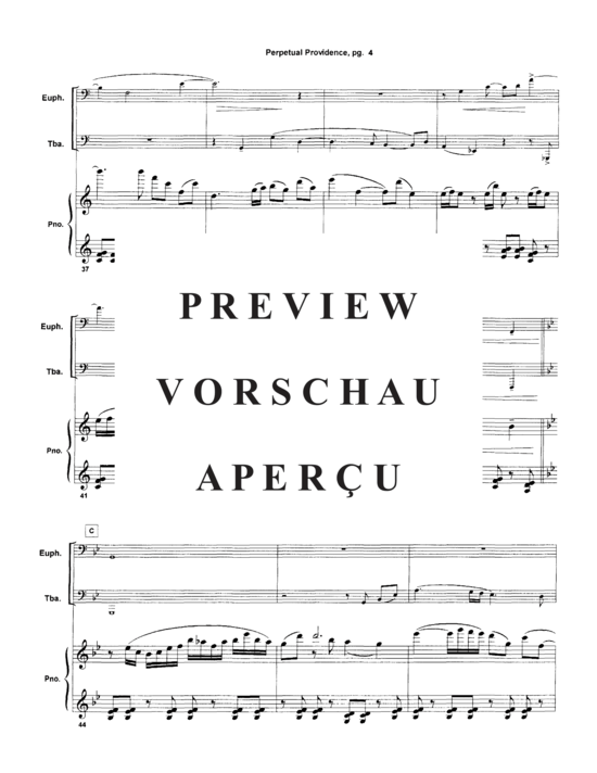 Produktgalerie: Seite 6 von 21 Perpetual Providence , , (Euphonium, Tuba + Klavier)