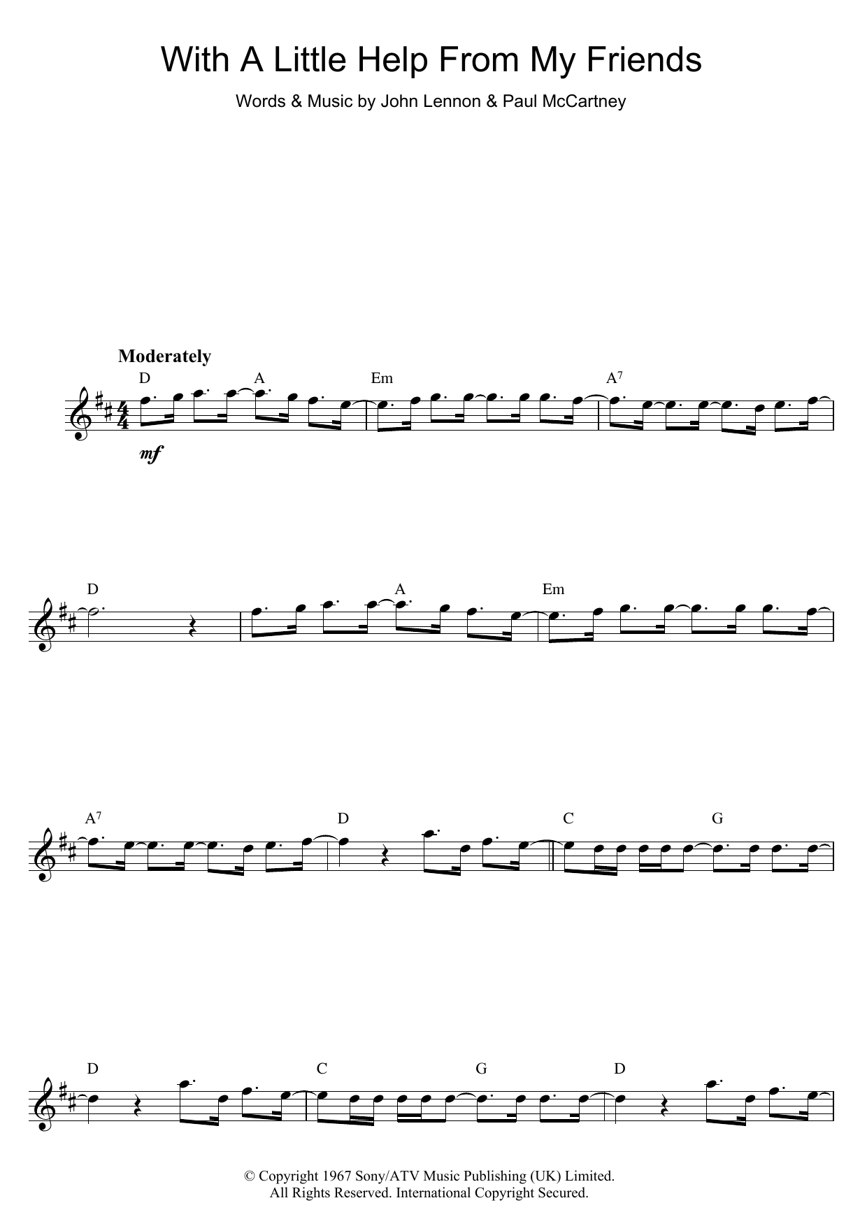 Product gallery: Page 1 of 1 With A Little Help From My Friends, The Beatles