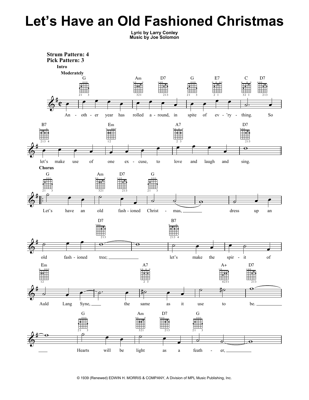 Produktbild zu: Let's Have An Old Fashioned Christmas