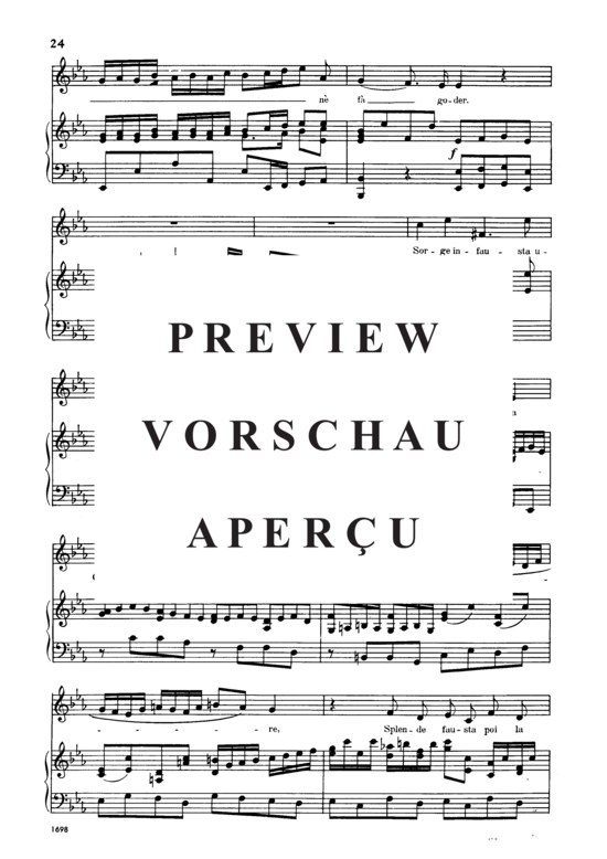 gallery: Sorge infausta una procella , , (Alt + Klavier)