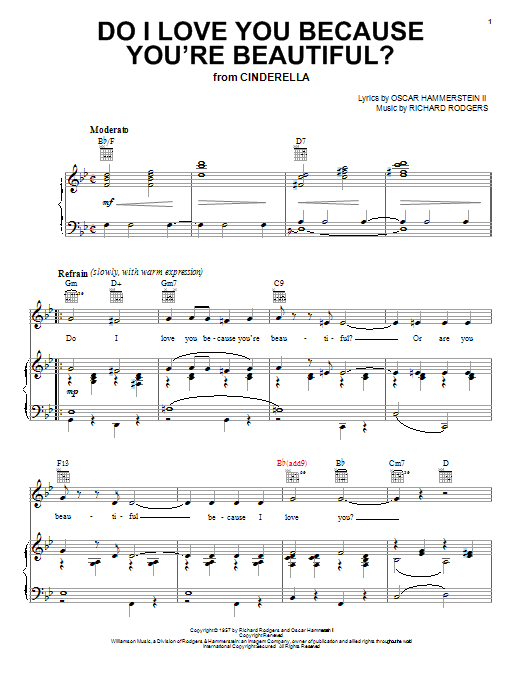 Produktbild zu: Do I Love You Because You're Beautiful? (from Cinderella)