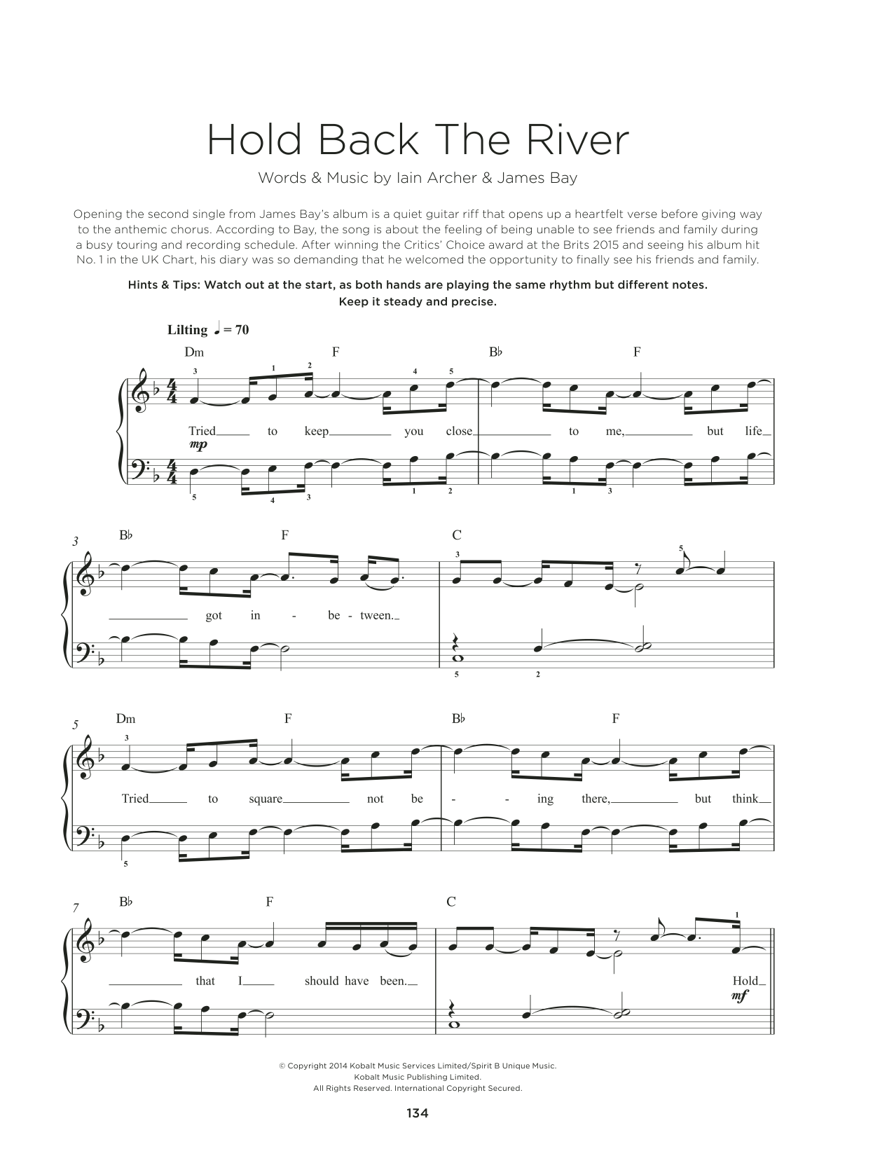 Product picture to: Hold Back The River
