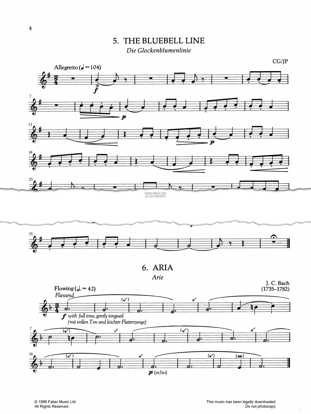 gallery: Aria, Johann Sebastian Bach