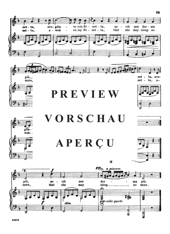 Product gallery: Page 3 of 3 Nina, Parisotti, Alessandro, Low Voice and Piano