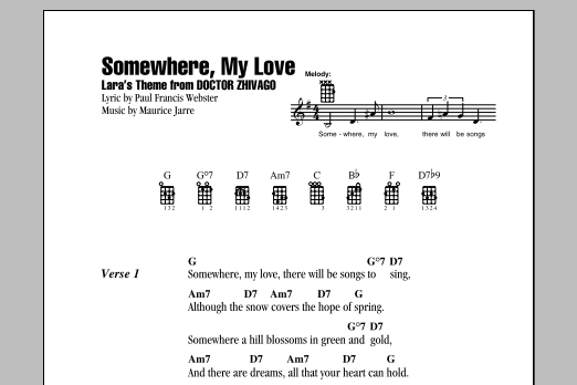 Product gallery: Page 1 of 1 Somewhere, My Love, Maurice Jarre