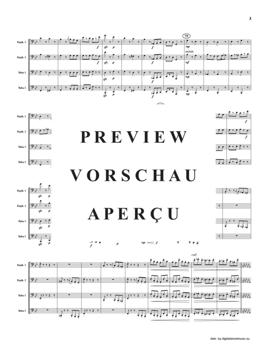 Product gallery: Page 4 of 13 Trauermarsch einer Marionette, Marche funebre d'une marionnette , , (Tuba Quartet: 2x Baritone, 2xTuba)