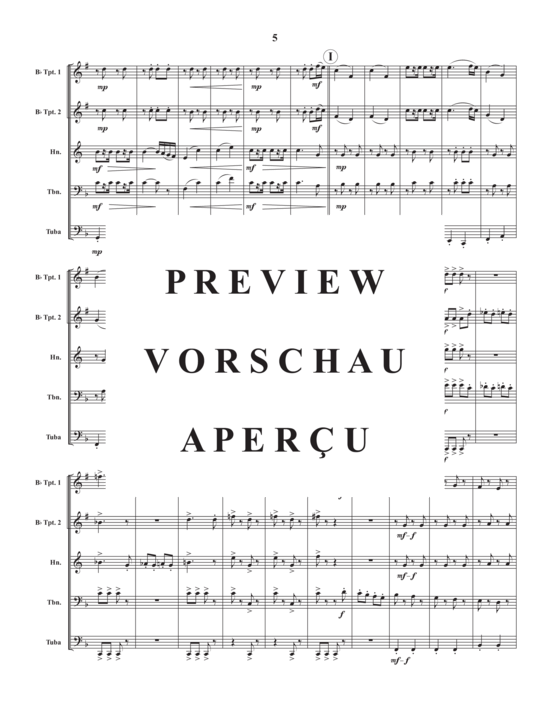 Produktgalerie: Seite 7 von 18 Thunder and Lighting , , (Blechbläserquintett)