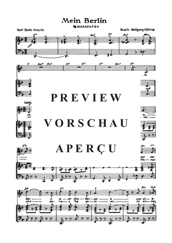 Product gallery: Page 4 of 4 Mein Berlin , , Piano and Voice