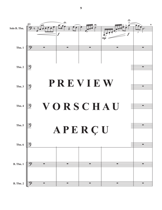 Product gallery: Page 11 of 21 Songs of the forest , , (Trombone ensemble 8 parts + bass trombone solo)