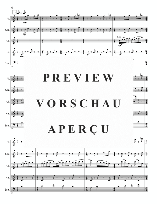 Produktgalerie: Seite 8 von 11 Vignettes, , (Holzbläser Quintett)