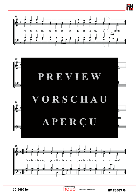 gallery: Auferstanden ist der Herr, , (Gemischter Chor)