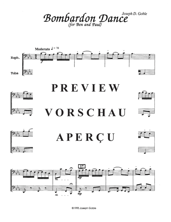 gallery: Five Graded Intermediate Duets , , (Duett für Euphonium + Tuba)