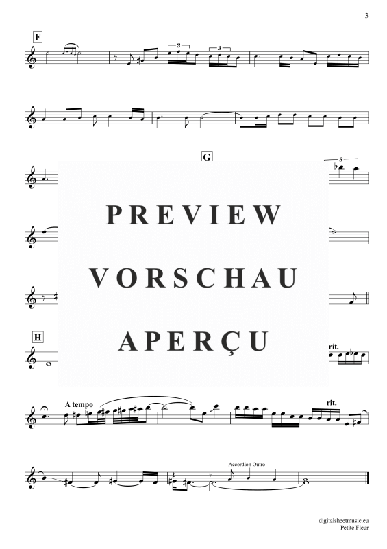 Product gallery: Page 4 of 4 Petite Fleur, Tex, Pete, Tenor Saxophone