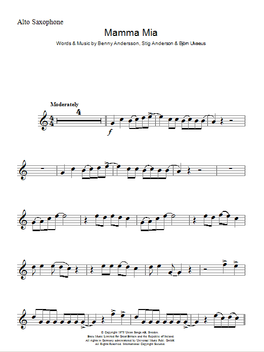 Product gallery: Page 1 of 1 Mamma Mia, ABBA