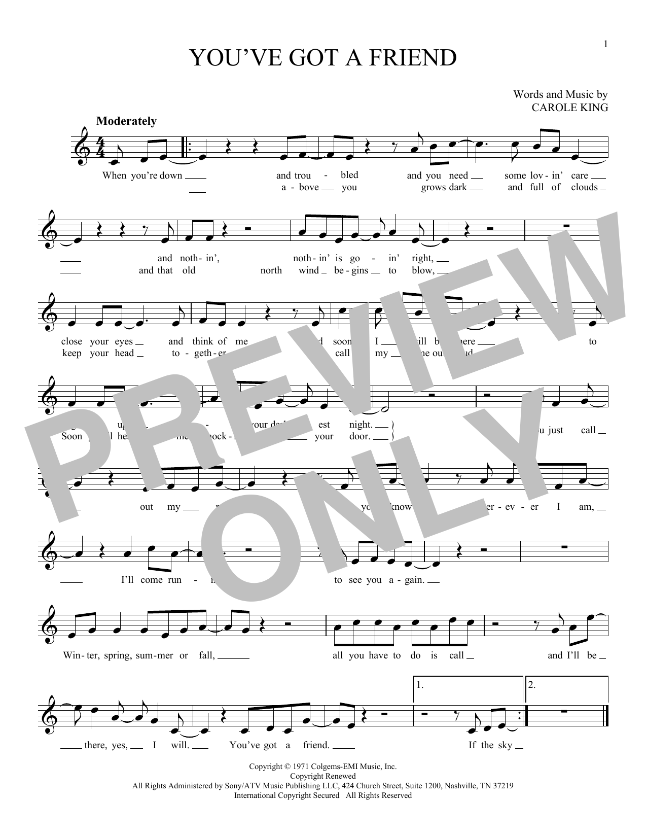 Product gallery: Page 1 of 1 You've Got A Friend, James Taylor