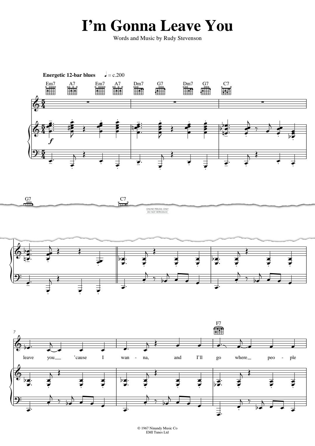 Produktbild zu: I'm Gonna Leave You