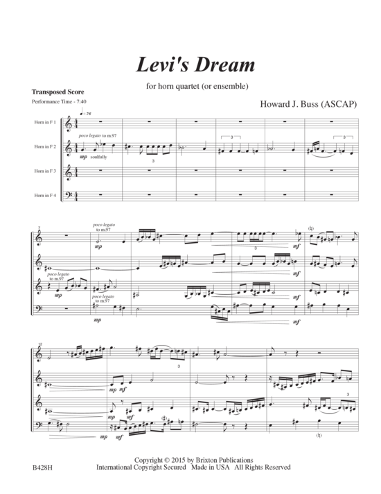 Produktbild zu: Levi´s Dream Howard J. Buss