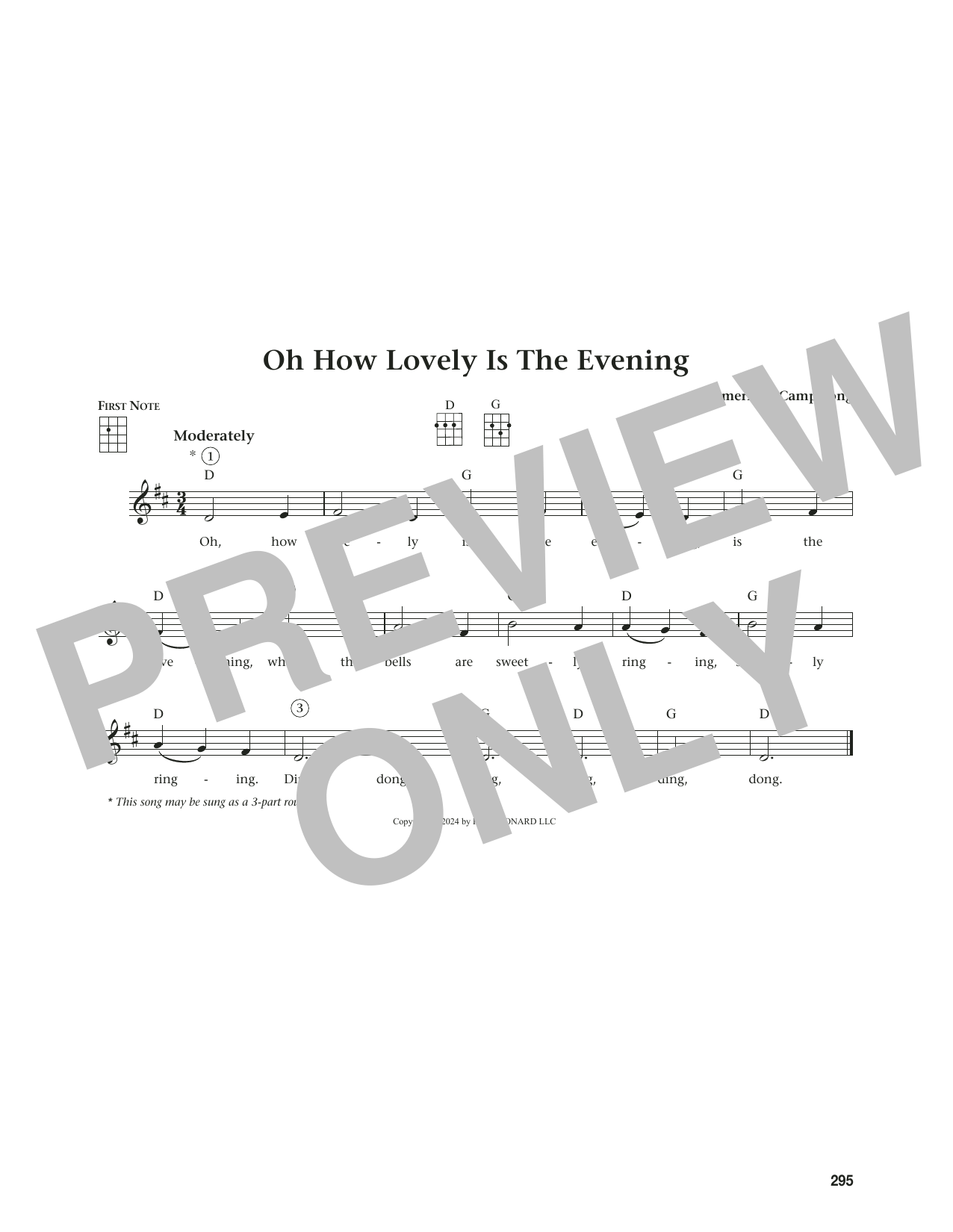 Produktgalerie: Seite 1 von 1 Oh How Lovely Is The Evening (from The Daily Ukulele) (arr. Jim Beloff), American Camp Song, Ukulele
