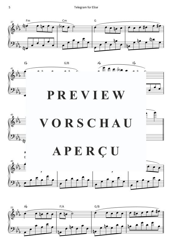 Produktgalerie: Seite 7 von 8 Telegram for Elise, Marco Wolf, Klavier Solo