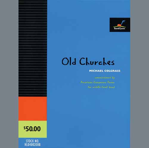cover: Old Churches - Bb Clarinet 2, Michael Colgrass, Ensemble