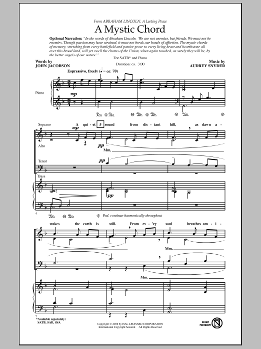 Produktbild zu: A Mystic Chord