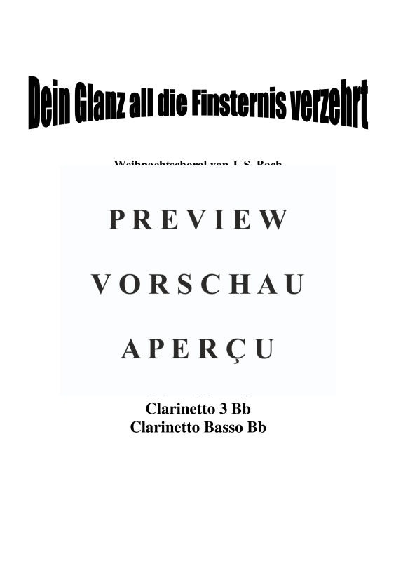 gallery: Dein Glanz all die Finsternis verzehrt, , Klarinettenquartett