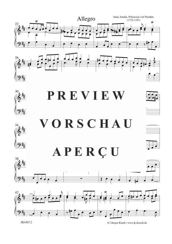 Produktgalerie: Seite 3 von 4 Allegro, , Cembalo/Klavier Solo