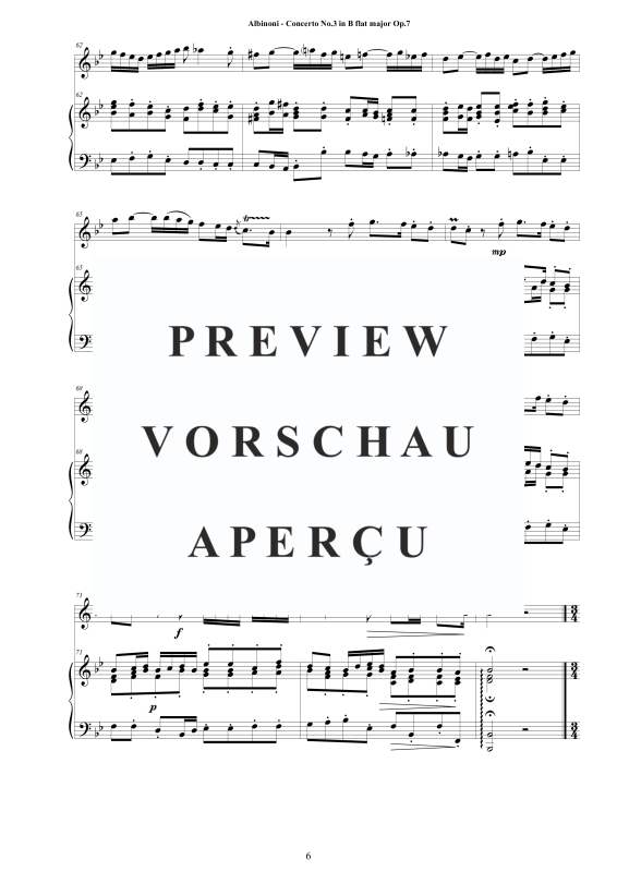 Product gallery: Page 7 of 11 Oboe Concerto No.3 in B-Dur Op.7, , Oboe and Piano/Harpsichord