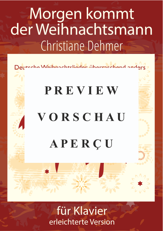 Produktgalerie: Seite 2 von 5 Morgen kommt der Weihnachtsmann - in leichter Jazz-Version, , Klavier Solo