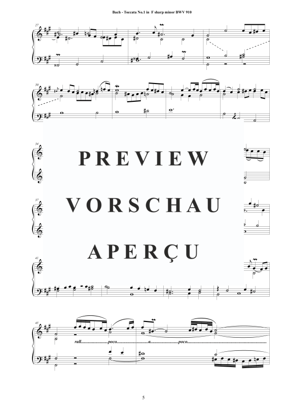 Produktgalerie: Seite 6 von 11 7 Toccatas BWV 910-916, , Cembalo/Klavier Solo