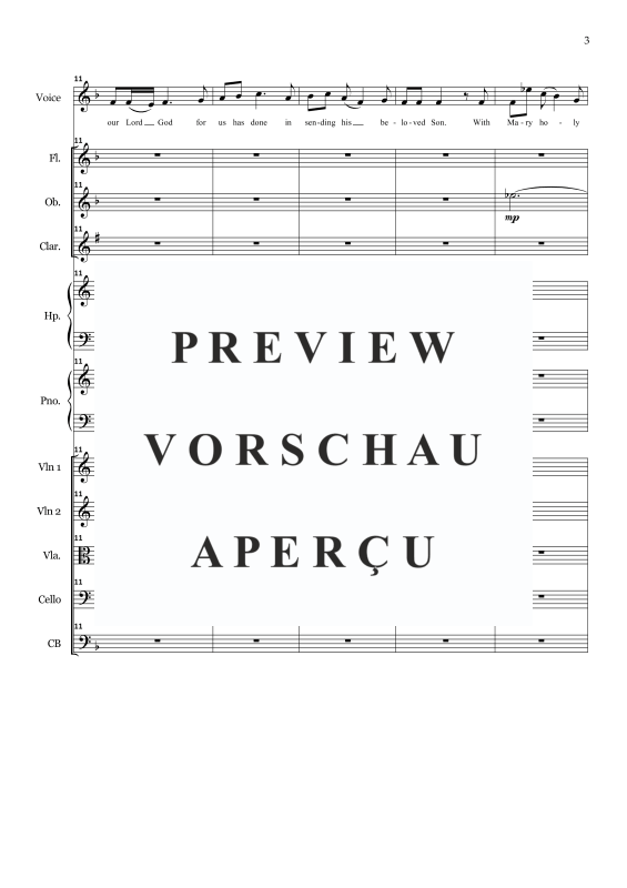Produktgalerie: Seite 6 von 11 Wexford Carol, , Solo Gesang und kleines Orchester