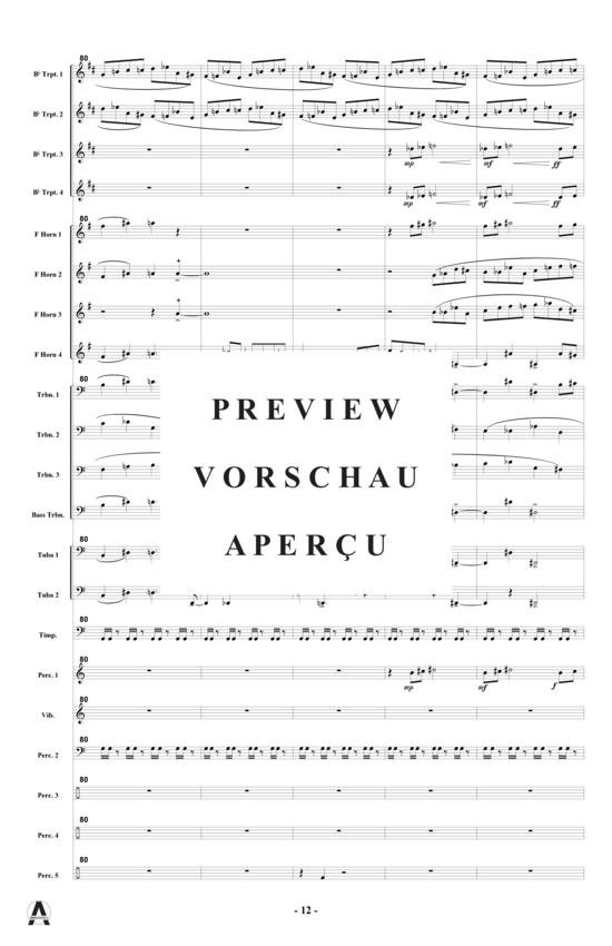 Produktgalerie: Seite 17 von 21 The Reckoning , , (Blechbläserensemble + Percussion)