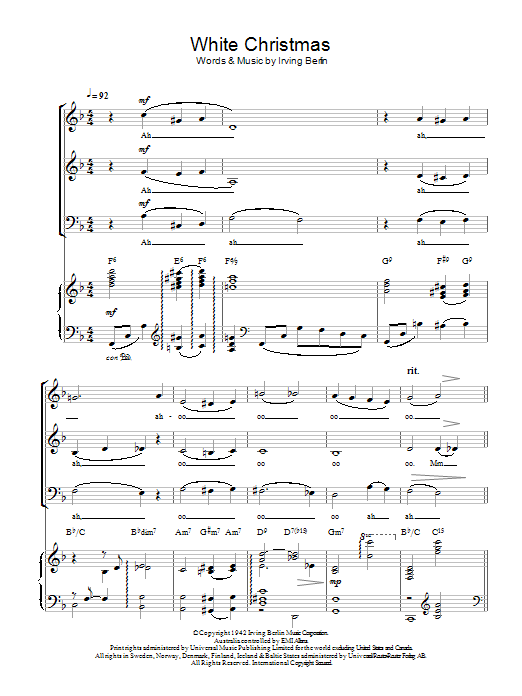 Product picture to: White Christmas (arr. Christopher Hussey)
