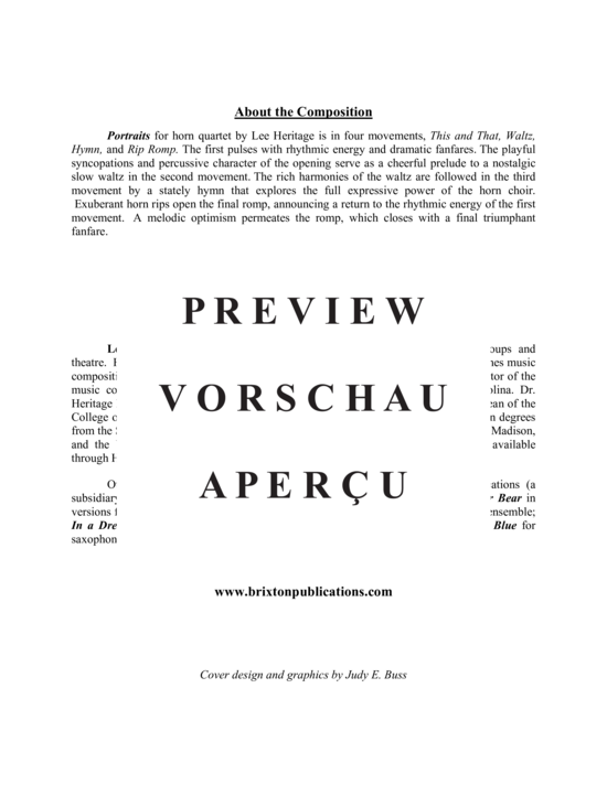 Produktgalerie: Seite 3 von 21 Portraits , , (Hornquartett)