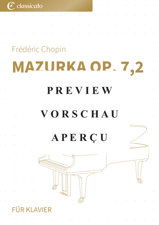 gallery: Mazurka op. 7,2 , , (Klavier Solo)