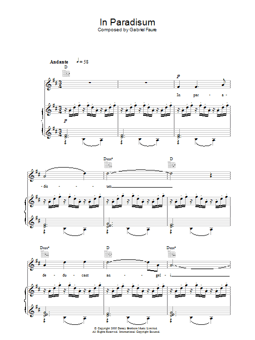 Product picture to: In Paradisum (from Requiem)