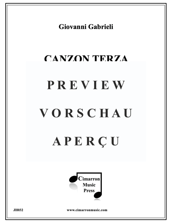 Product gallery: Page 2 of 9 Canzon Terza, , Trumpet Quartet