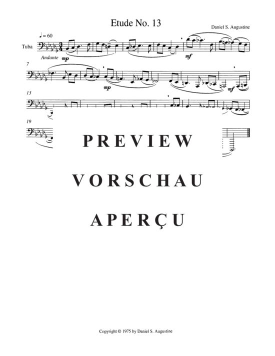 Product gallery: Page 17 of 21 Seventeen Etudes for Tuba , , (Tuba Solo)