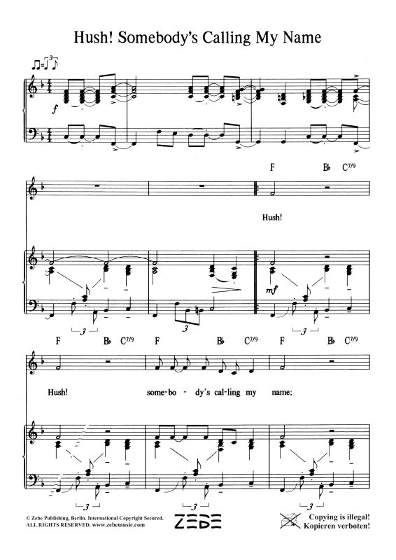 gallery: Hush!, , Gesang und Klavier