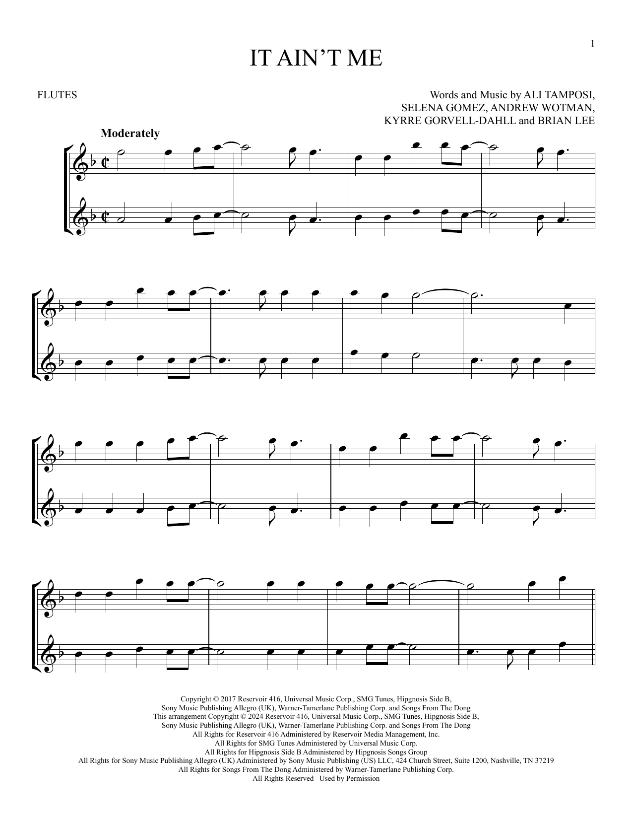 Product gallery: Page 1 of 1 It Ain't Me, Kygo and Selena Gomez