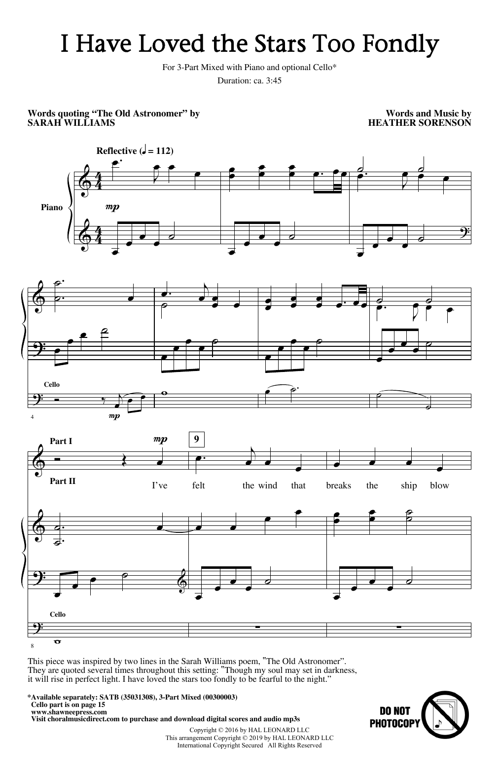 Produktbild zu: I Have Loved The Stars Too Fondly